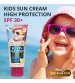 Wokali Kids Sun Cream High Protection SPF 30+ 130ml